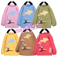 米豆酷尔1818飞机防水反穿衣兜兜褂罩衣长袖全防水多色