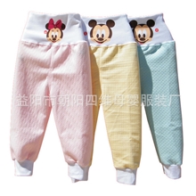 加厚秋冬夹心棉宝宝肚围裤婴幼儿护肚裤高腰裤保暖内裤可挑选