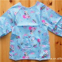 厂家直销纯棉防水宝宝罩衣反穿衣食饭衣儿童罩衣