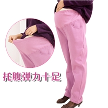 新款韩版加绒加厚孕妇裤孕妇托腹裤棉裤拉绒修身孕妇裤子