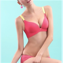 一片式无痕文胸性感胸罩无痕内衣聚拢收副乳调整型文胸胸AB