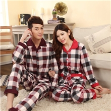 一件代发！情侣睡衣长袖纯棉男女士居家服春秋季家居服韩国套装