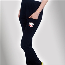 孕妇裤托腹裤时尚孕妇装春夏款薄款休闲开心猴孕妇裤纯棉