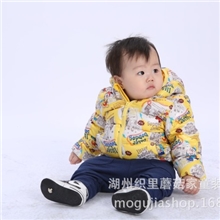 骄骄虎童装2013冬季新品中小童短款儿童羽绒服厂家直销批发羽绒服