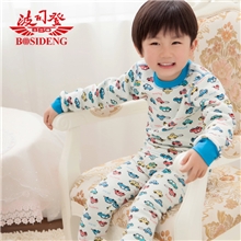 波司登2013新款儿童保暖内衣套装加绒加厚不倒绒卡通内衣