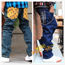 nissen原单童装童牛仔裤牛仔童裤中大童牛仔裤外贸童裤