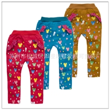 冬款厂家直批女童棉裤休闲裤中小童裤常熟产地一手货源冬款童裤