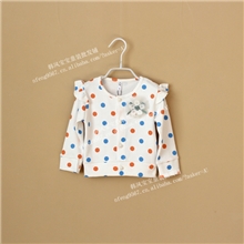 童装批发2013超爆款韩版女童水玉点点纯棉开衫202