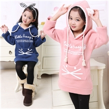 童装女大童秋装2013秋冬装保暖韩版长袖儿童大卫衣绒衫休闲外套