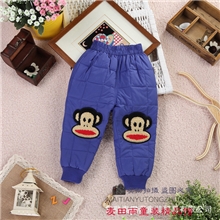 爆款艾米尔批发小中童羽绒裤大Z猴儿童羽绒裤内胆裤儿童批发