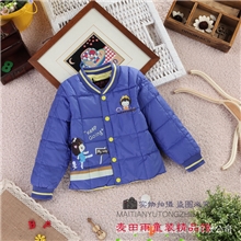 批发儿童羽绒内胆小佳贝小女孩图案羽绒内胆羽绒内胆童装