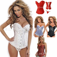 畅销宫廷束身衣婚礼礼服束身衣塑身衣情趣内衣批发819corset