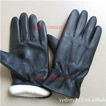 真皮皮手套厂家批发羊皮全皮手套冬天长款防护作业皮手套
