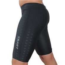 鲨鱼皮竞赛鱼鳞片五分中腿游泳裤305