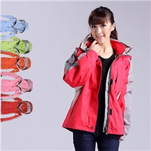 户外冲锋衣批发女两件套户外登山滑雪防风三合一抓绒保暖服女