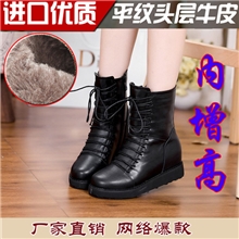 2013热销新款靴子潮流全牛皮短靴女式皮靴马丁靴平跟真皮女靴批发