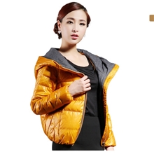 YESHON雁皇2013新款正品大码羽绒服女士短款VG06281