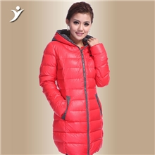 雅仕堡正品2012秋冬装时尚羽绒服中长款韩版修身