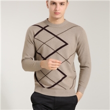 貂绒男装毛衣加厚极品貂绒衫男士貂绒毛衣圆领貂绒男