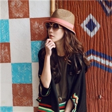 时尚迈阿密之行呛口小辣椒同款礼帽新款夏日女士遮阳草帽厂家批发