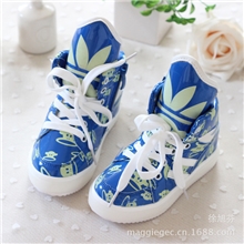 2013秋冬新款童鞋批发淘宝爆款韩版男女童爆潮加绒板鞋夜光鞋