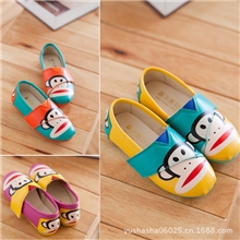 【中国好童鞋】全网首发豆豆鞋男女童单鞋彩色卡通猴鞋