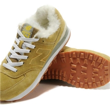 NEW新BALANCE百伦运动鞋男N字复古跑步鞋nb574加毛土豪金男鞋