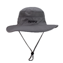 批发帽子海滩网眼渔夫帽大沿防晒帽男女士户外防紫外线遮阳帽