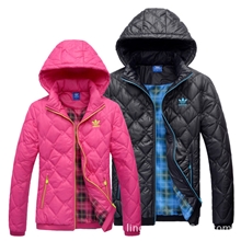 冬装韩版情侣款运动棉衣时尚立领脱帽保暖潮女夹克棉衣批发