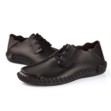 新款秋冬男鞋批发欧美英伦板鞋流行时尚潮流单鞋真皮商务正装皮鞋