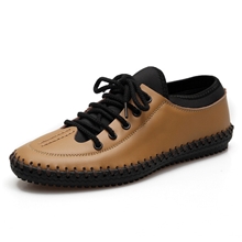 批发代发新款驾车鞋男式休闲鞋英伦休闲皮鞋真皮休闲皮鞋男皮鞋