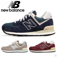 新款NB三原色情侣鞋跑步鞋正品字母N574ML574VB/VN/VG男女运动鞋