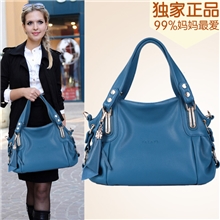 2013新款欧美大容量流苏真皮女包妈妈包休闲包单肩斜挎手提女包