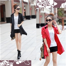 秋装韩版新款女式休闲大码风衣外套广州厂家优质特价批发供应