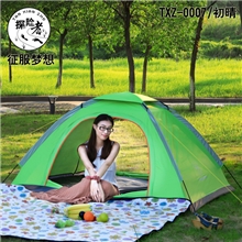 探险者厂家供应户外野营双人帐篷野外休闲透气防雨2人情侣帐篷