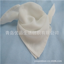 竹纤维口水巾纱布三角巾宝宝围嘴母婴用品方巾批发