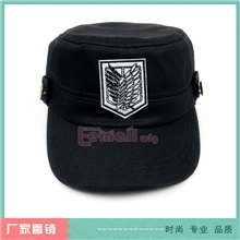 进击的巨人调查兵团军帽艾伦三笠兵长遮阳帽子动漫周边MJ61