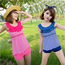 特价亦美珊2013新款简约时尚温泉泳装分体平角运动女游泳衣1341