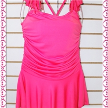 2013泳衣女款时尚肩带设计裙式五色游泳衣女1325