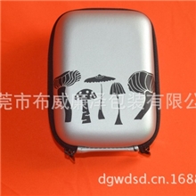 供应银色EVA数码相机包佳能相机包蘑菇相机包