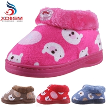 特价处理可爱小猪雪地靴卡通儿童冬季棉鞋保暖童鞋居家批发