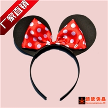 EVA米奇发饰头扣圣诞节狂欢节万圣节米奇头扣义乌圣诞diy饰品发