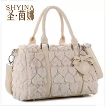 疯狂抢购2013秋冬热卖好品质兔毛包包女包毛毛包厂家直销