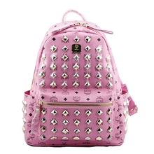 韩国明星同款MCM背包满天星双肩包