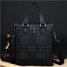 金利来男包格子男士单肩包PVC斜挎包手提包休闲韩版商务包5810