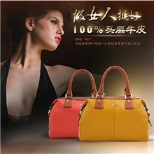 欧美潮流复古品牌女士包包真皮医生包头层牛皮单肩手提斜挎女包