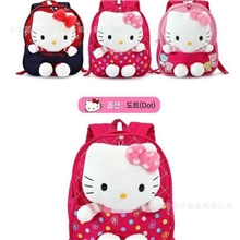促销韩版KT幼儿防走失背包女童双肩背包玩具小书包可折缷