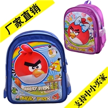 厂家直销愤怒的小鸟幼儿园书包批发男女幼儿园儿童背包批发印字