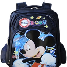 厂家批发小学生拉杆书包,男女拉杆书包,米奇图案系列书包.