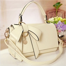 韩版2013新款女包糖果色蝴蝶结复古手提包pu单肩包斜挎包LZ154